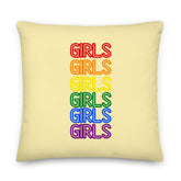 Girls Girls Girls Pillow